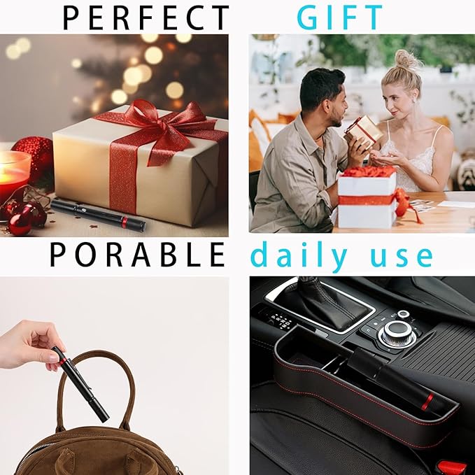 9 Pack LED Pen Light Flashlight Single Mode Aluminum Waterproof Mini Flashlight with Clip Pocket Pen Flashlights for Hurricane Work Camping Emergency