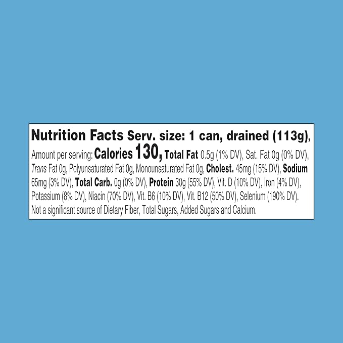 StarKist Selects No Salt Added Chunk White Albacore Tuna in Water, 4.5 oz (12 Pack) Canned Tuna Fish, Wild Caught, Gluten Free, Ready to Eat, Perfect for Salads, Keto Meals & Snacks, 30g Protein