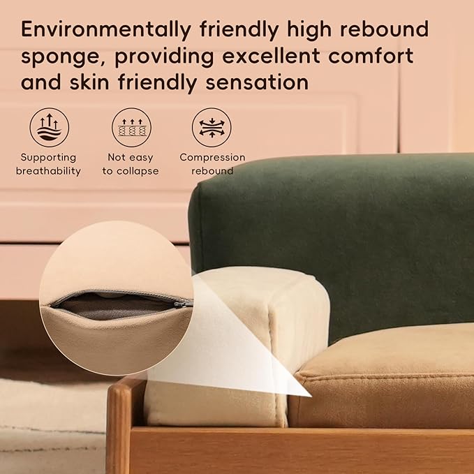 AutoCare Cat Sofa Bed, Solid wood cat sofa. Inspired by the geometric impressionist painter Mondrian, The combination of building block gameplay provides cats with a comfortable experience (Chocolate)