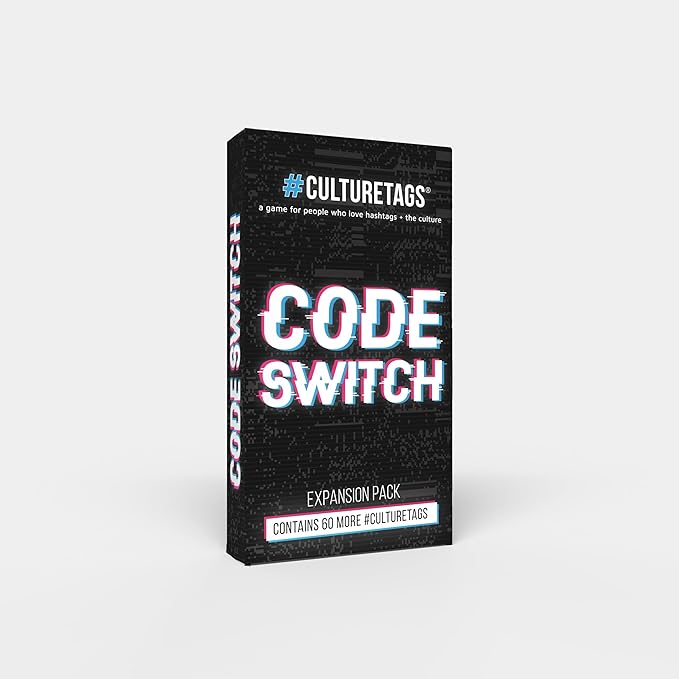 Expansion Pack Code Switch, 60 New Cards for People Who Love Hashtags + The Culture, Ages 13+ Years, CB Games