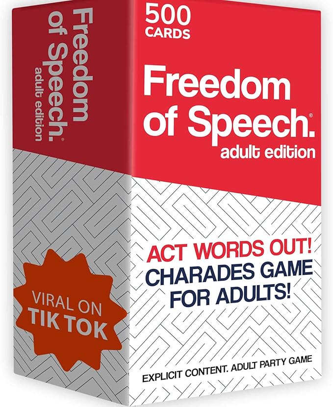QUOKKA Freedom of Speech Card Board Game - Adult Edition - Fast-Paced | Guess The Word | Easy to Play - Party Game for Game Night