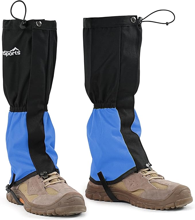 Waterproof Hiking Gaiters, Outdoor Snow Boot Gaiters