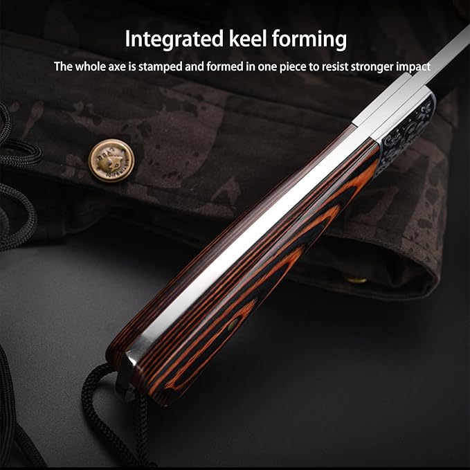 Multi-Functional Outdoor Axe - Garden Hatchet for Camping, Survival, and Tree Cutting - Portable Durable Design for Outdoor Enthusiasts
