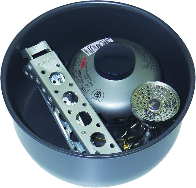SOTO Navigator Camping Cookware Set - Slip and Shock Resistant, Corrosion Resistant, Multi-Functional