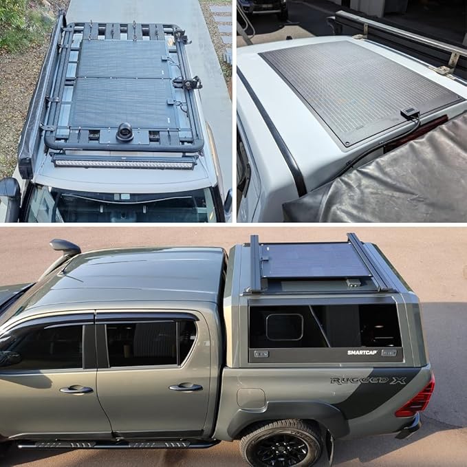 Lensunsolar 100W 12V ETFE Flexible Solar Panel, 33.5x28in, PERC 9BB 23.5%+ Efficiency Mono Solar Cells, for Campers, RVs, Boats, Tent