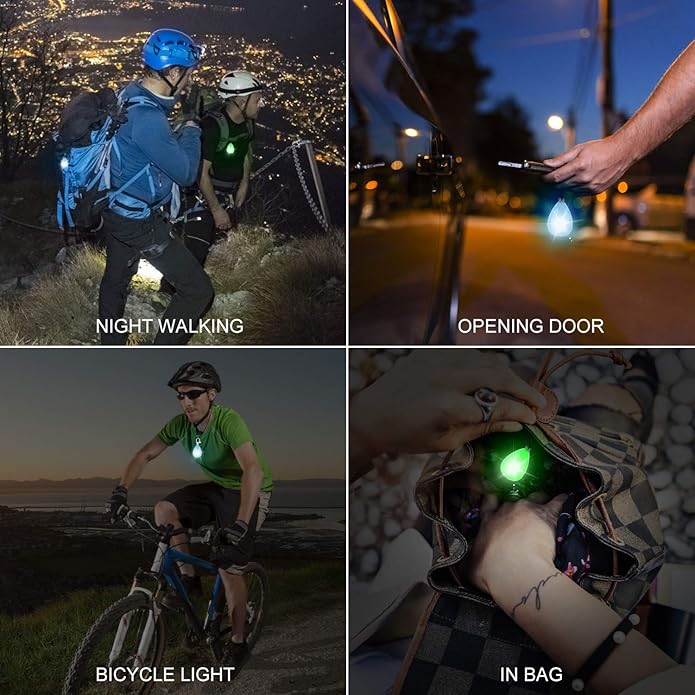 2-Pack Rechargeable Dog Light, Dog Collar Light,Waterproof ,3 Modes LED Dog Safety Lights,Multiple Color Options,Clip On Collar, Leash or Harness,Night Light for Running ,Climbing,Camping or Bike