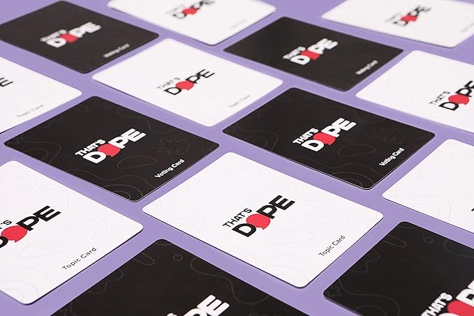 That's Dope: The Party Game for Strong Opinions ??Core Pack | 288 Topic Cards, 6 Voting Card Game Set | Fun Adult and Family Party Game