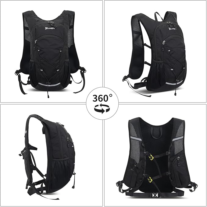 15L Small Hiking Backpack Lightweight Hydration Backpack for Men Women, Warterproof Hiking Daypack for Travel Cycling