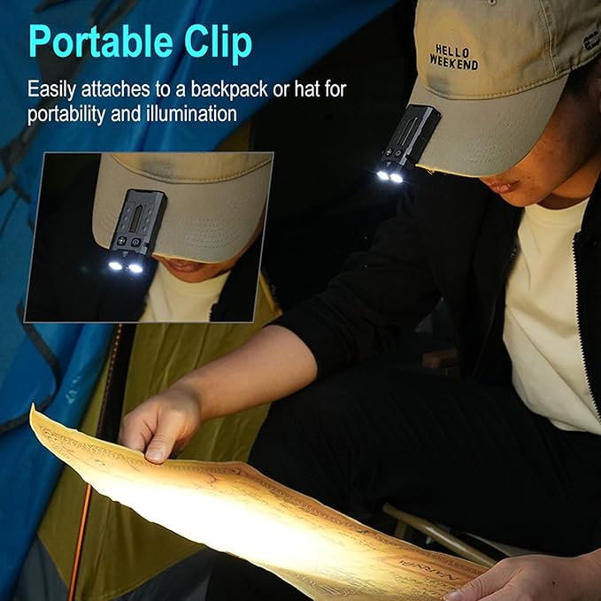 1100 Lumen Small EDC Keychain Flashlight with Green Beam - Rechargeable RGB LED Clip on Flashlight, Multi-Functional and Magnetic Tail Suitable for Outdoor Emergency Gear