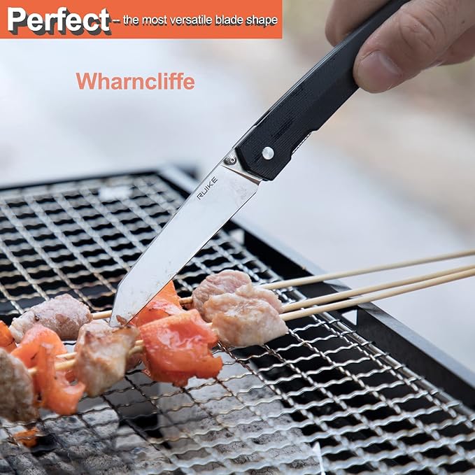 Ruike P865, EDC Camping Folding Pocket Knife,14c28n Steel,Liner Lock,G10 Handle,Blet Clip