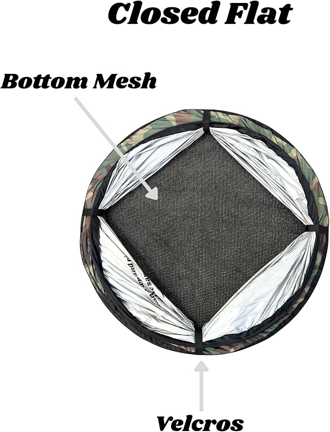 Portable Changing Room, Pop Up Pod - Privacy Tent, Dressing Room Tube or Portable Toilet Stall with Carry Bag for Camping, Beach, or Outdoor by The Portable Changing Room