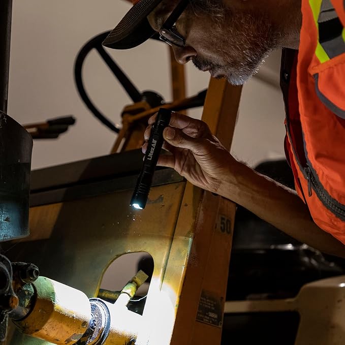 LitezAll 280 Lumen Tactical Flashlight, Compact LED Pocket Flashlight for Everyday Carry, Battery Powered EDC Light for Work, Outdoor, Emergency, and Home Use ??Easy Operation