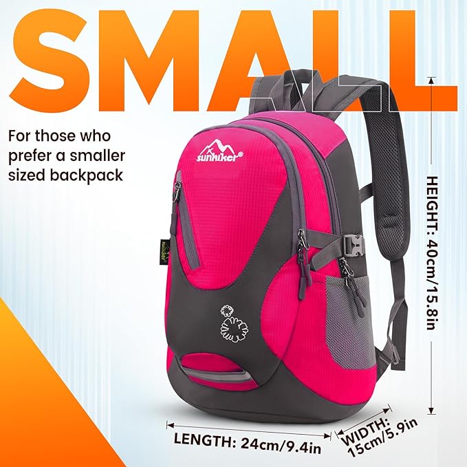 sunhiker Small Cycling Hiking Backpack Water Resistant Travel Backpack Lightweight Daypack M0714