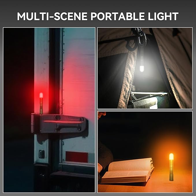 S21X Mini EDC Flashlight Rechargeable with Clip, 880 Lumens Super Bright AA Pocket Flashlight, Tactical Tail Switch & Magnet, 5 Mode Compact Light for Emergency, Outdoor, Camping(Green)