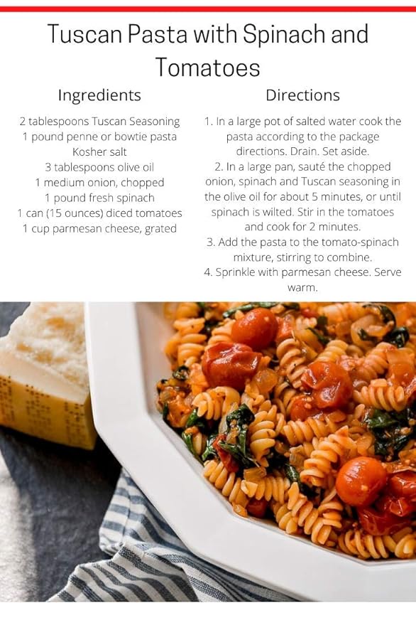 Tuscan- 4.1 oz. Jar (Pack of 2) Bring the warmth and richness of Tuscany right to your kitchen.