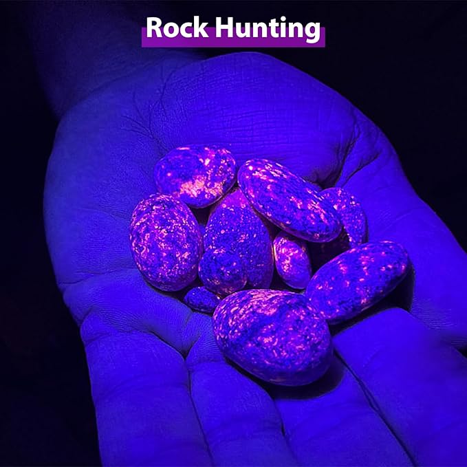 2-in-1 Powerful UV Flashlight & High Lumens Tactical Light, 7 Modes Rechargeable, 18H Runtime, IPX5 Waterproof for Pet Urine Detection, Curing Resin, Outdoor Emergencies, Scorpion Hunting 2 Packs