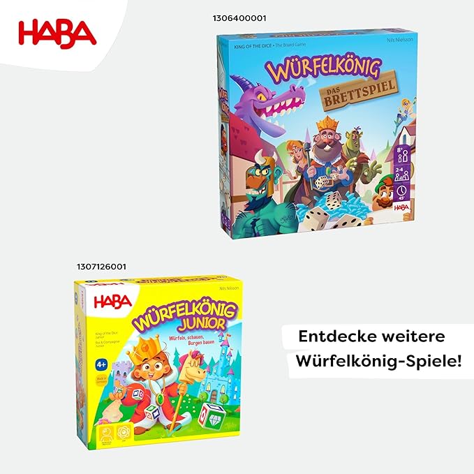 HABA King of The Dice Game (German Language Version)