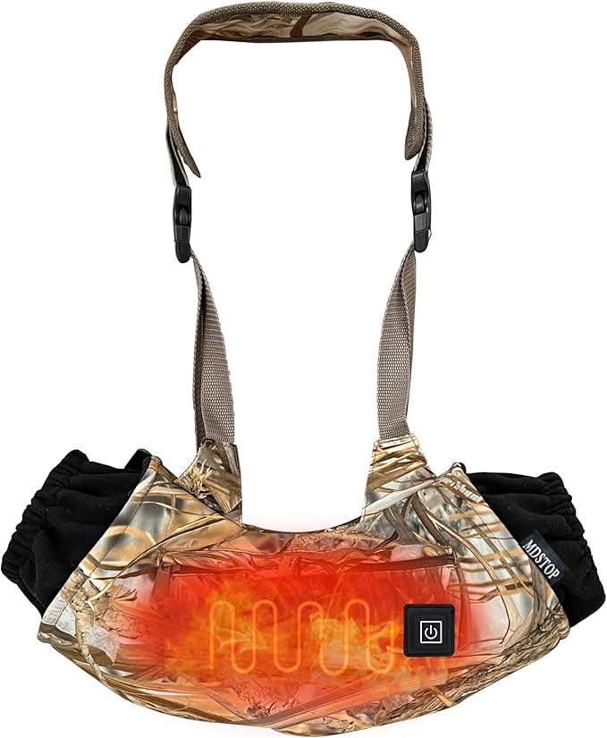 Heated Hand Muff, Electric Heating Hand Warmer Pouch, Suitable for Outdoor Hunting, Sports, Photography, Golf, Football in Cold Winter Keep Warmth (Batteries no Including)