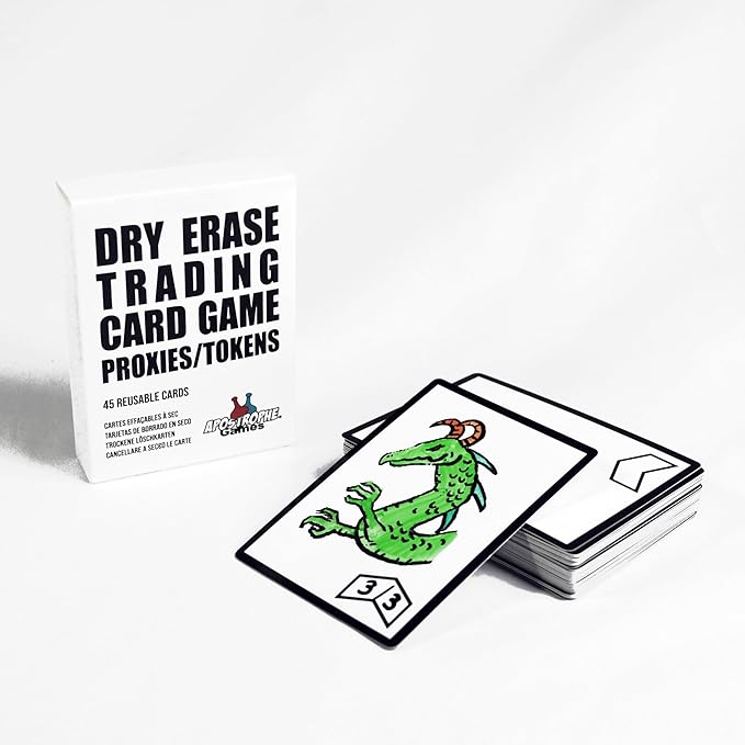 Apostrophe Games Dry Erase MTG Tokens Set of 40 Cards – Reusable Proxies/Tokens for Trading Card Games