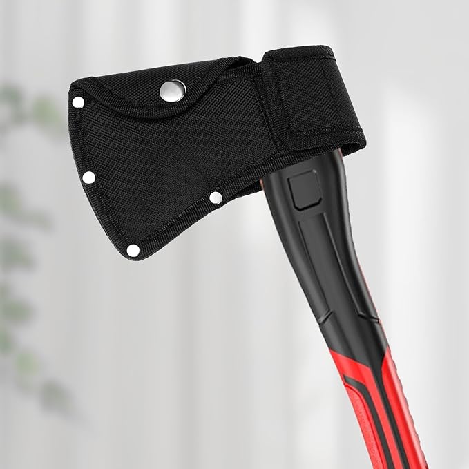 Hatchet Sheath Black Oxford Hatchet Cover with Belt Loop Safety Outdoor Camping Axe Blade Protection Cover Axe Blade Protector