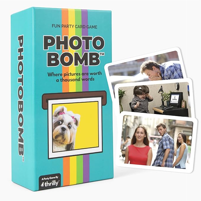 Photobomb The Meme Party Game of Hilarious Image Cards & Storytelling | Ages 13+ | 3?? Players | 30 Min Playtime | Great for Fans of Storytelling Board Games & Party Nights