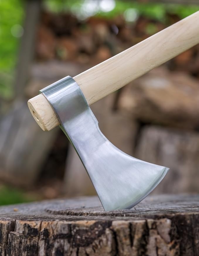 Throwing Axe - Win Your Next Viking Throwing Tomahawk Competition! 19" Hand Forged Hatchet from High Carbon Steel, NMLRA Approved, 100% Guaranteed from Defects