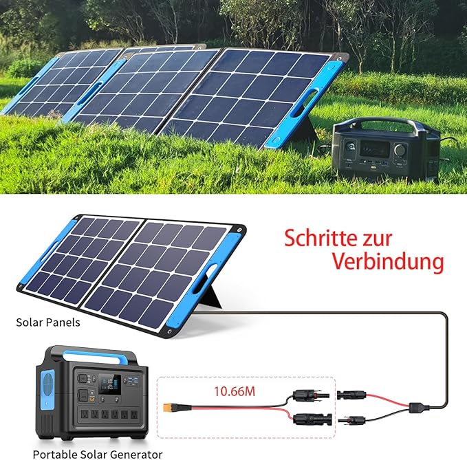 12AWG 35FT XT60 Solar Cable 2 10 25 35 50 75 100FT XT60 Extension Cable Solar Panel Connector to XT60 Connector for Portable Power Station (35FT)