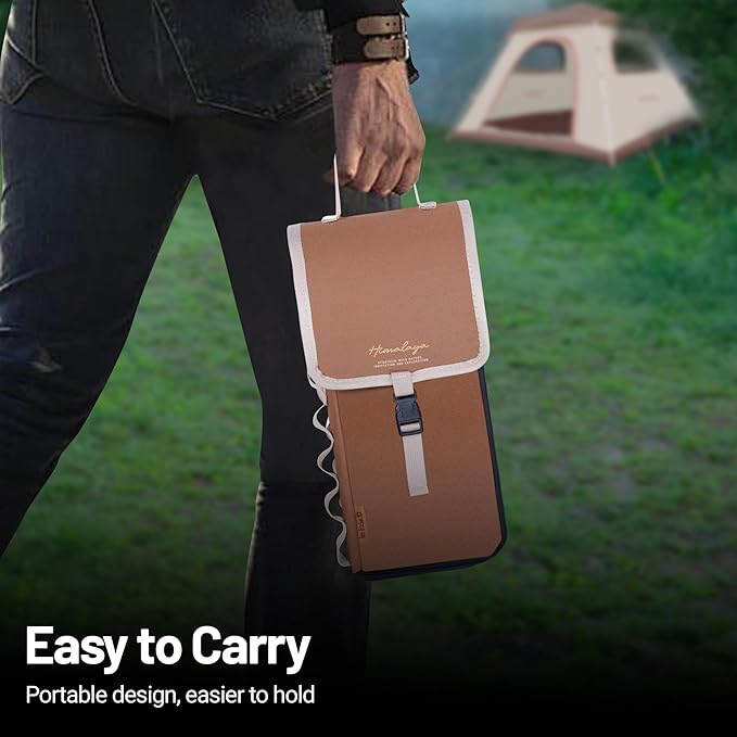 Tent Stake Storage Bag, Heavy Duty Oxford Polyester Case Tent Nail Pegs Pouch Holder Bags for Tent Pegs and Small Camping Hammer