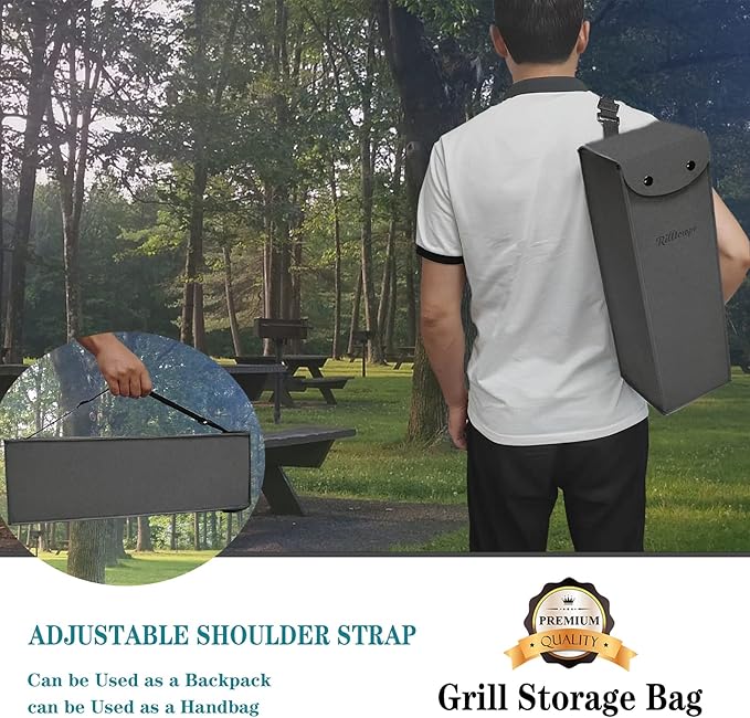 Grill tool bag,BBQ tool storage,Grilling Bags for Outdoor Grilling, Grill tool storageï¼?BBQ tool bagï¼?grill utensil storage,Foldable Grill Bag for Camping and Hiking BBQ.