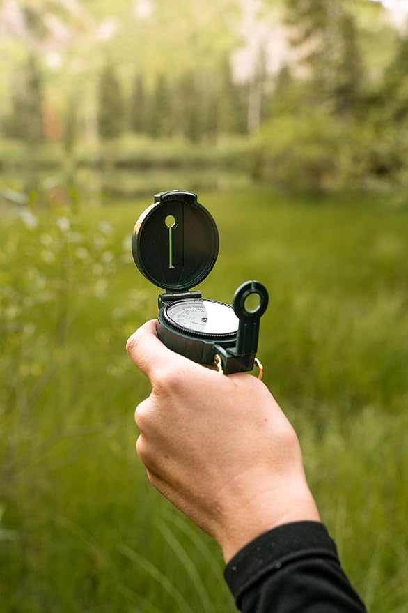 Coghlan’s Outdoor Compasses – Lightweight, Durable Navigation Tools for Hiking, Camping, Orienteering & Survival with Map, Wrist, Lensatic, LED, and Carabiner Options