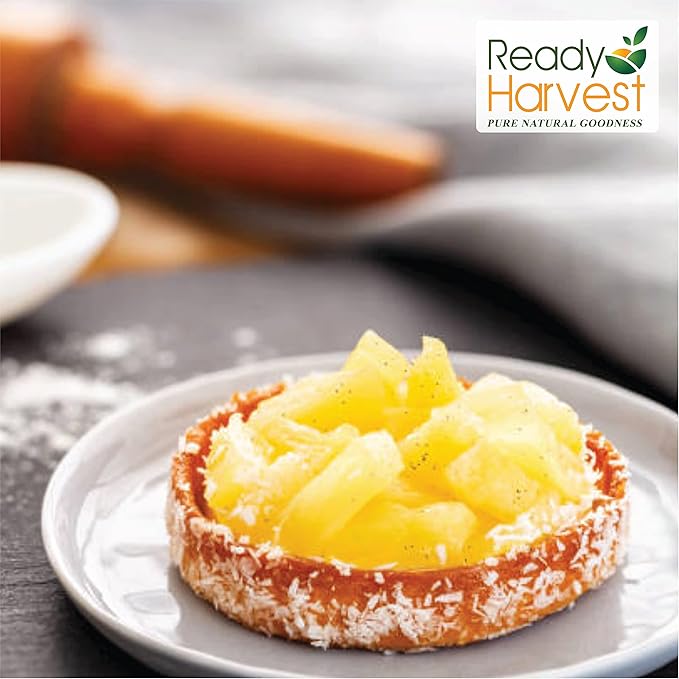 Ready Harvest Pineapples Freeze Dried Whole Foods for Emergency Food Storage, Camping Supplies, and Survival Kits | Sealed Fresh in #10 Can | 30 Year Shelf Life | 6 Cans