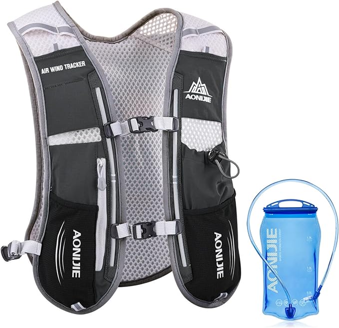 TRIWONDER Hydration Running Vest 5L Lightweight Water Pack for Men Women Hydration Backpack for Trail Race, Hiking, Cycling, Climbing, Camping, Jogging, Marathon