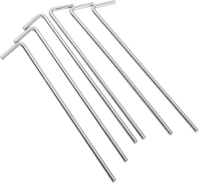 100 Pack Tent Stakes 6-3/4?�Galvanized Steel Metal Tent Stakes Pegs, Garden Stakes Edging Fence Hooks Pegs for Camping, Shelters, Tarp, Canopies, Christmas Decoration Stakes
