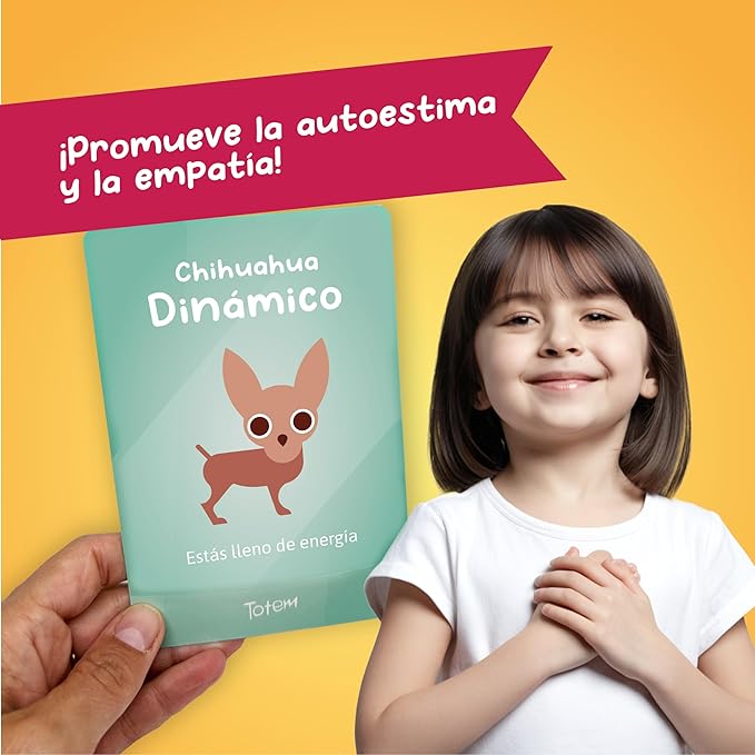 Totem Español Junior Juego para Niños ??Juego de Cartas Educativo y Divertido para 5 Años+, Fomenta Autoestima y Empatía, Actividades para la Escuela y la Familia (Junior Edition - Spanish Box)