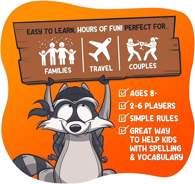 Shenanigrams! ??The Mega-Mischievous Word Game! A Super Fun & Fast Family Party Game for Kids, Teens & Adults - Great for Travel, Couples & Family Board Games Night