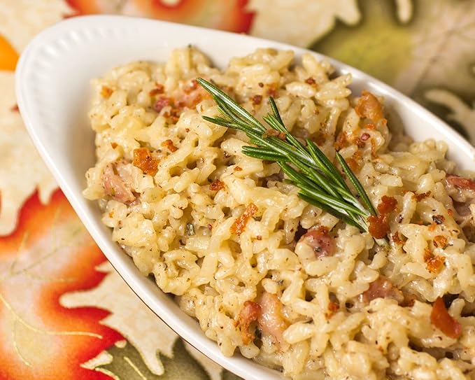 Alessi Autentico, Premium Seasoned Risotto, Italian Arborio Rice, Easy to Prepare, 8oz (Porcini Mushroom, Pack of 6)