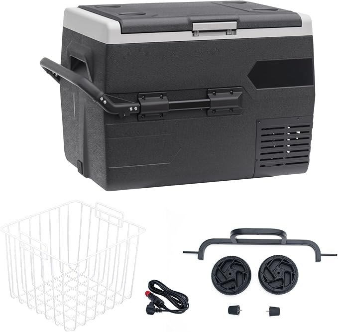 Smad Electric Cooler 69QT(65L), 12 Volt Refrigerator -4?~50?, Portable Freezer 12/24V DC for Camping, Travel, Truck, Home