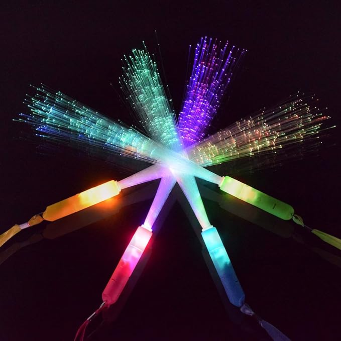 M.best 72pcs Glow Sticks Party Supplies, 3 Modes Colorful Flashing LED Light Up Glow Wands Sticks for Party Favors
