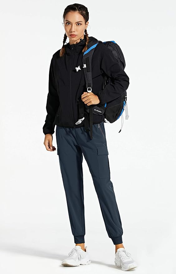 Libin Women's Cargo Joggers Lightweight Quick Dry Hiking Pants Athletic Lounge Casual Travel
