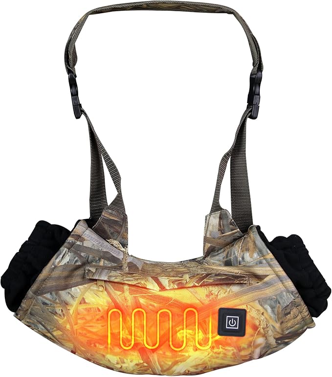 Heated Hand Muff, Electric Heating Hand Warmer Pouch, Suitable for Outdoor Hunting, Sports, Photography, Golf, Football in Cold Winter Keep Warmth (Batteries no Including)