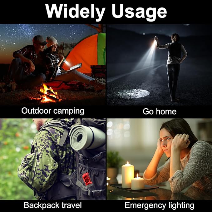 Treela 36 Pcs Hand Crank Flashlights Operation Christmas Bulk Items Squeeze Flashlight No Battery Required Torchlight 3 Powered Charging for Emergency(Green, Gray, Blue, Red)