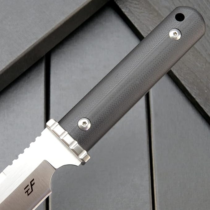 Eafengrow EF123 Fixed Blade Knife 14c28n Steel Blade G10 Handle Fixed Knife for Outdoor Camping Hunting Survival Tool Knives with Kydex Sheaths