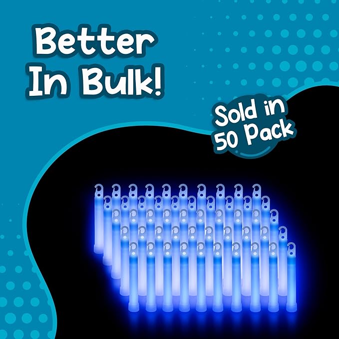 Windy City Novelties - 50 Pack - 4" Premium Glow Sticks