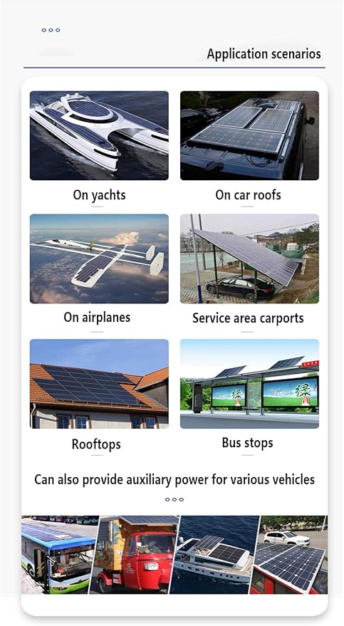 800 Watt Flexible Solar Panel,Portable Monocrystalline Solar Panel 2X400 Watt,Waterproof IP67 for RV Camping Home Boat Marine Curve Surface