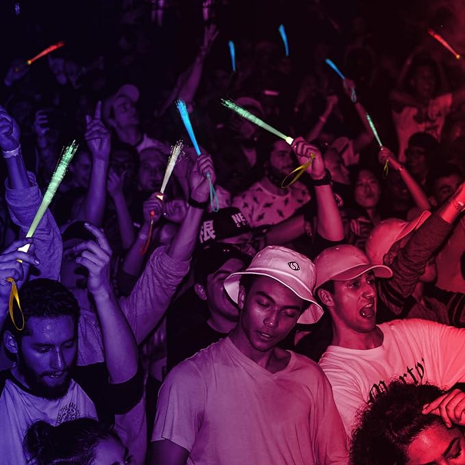 M.best 72pcs Glow Sticks Party Supplies, 3 Modes Colorful Flashing LED Light Up Glow Wands Sticks for Party Favors