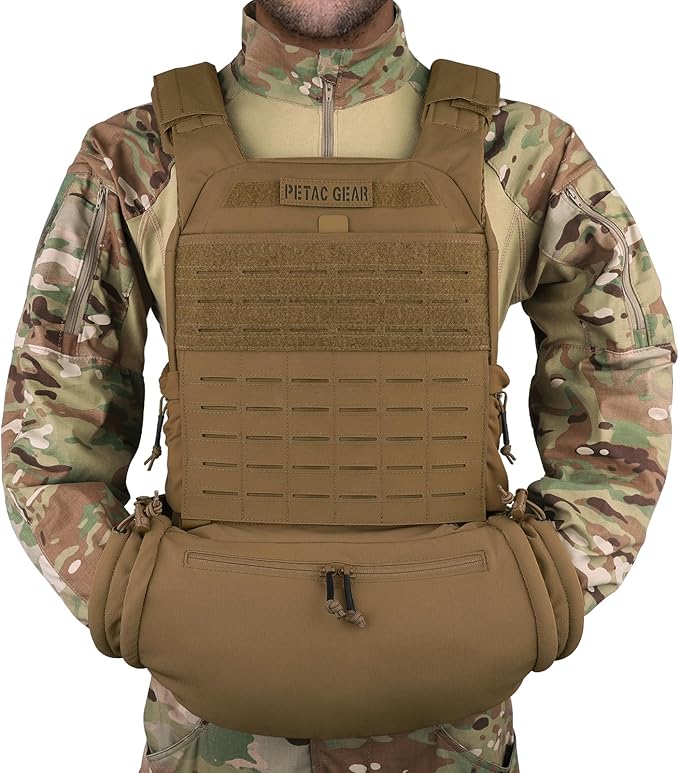 PETAC GEAR Tactical Hand Warmer,Portable Drop Hanger Waist Handwarmer Pouch for Hunting Golf Camping Fishing, Hiking, Football Winter Outdoor Field Survival.