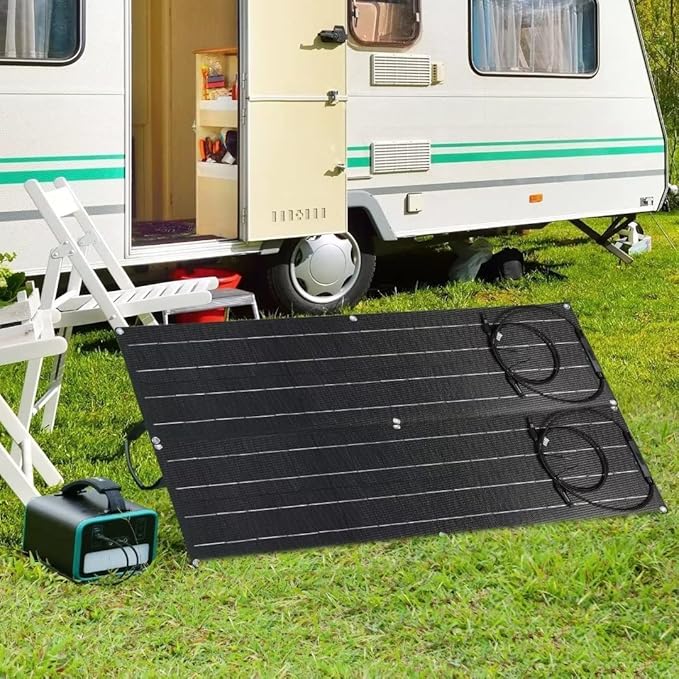 600 Watt Solar Panel, with Charge Controller(40A) 2pcs 300 Watt Flexible Monocrystalline Solar Panel kit Photovoltaic Module for 12-24V Battery Charging Car Battery Camper RV