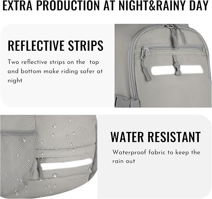 Zavothy 18L Multipurpose Hiking Backpack with 3L Water Bladder ??Durable Hydration Backpack with Insulated Bladder Compartment, Hidden Helmet Holder & Rain Cover ??for Hiking, Commuting, and Camping