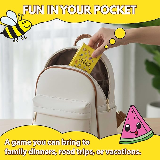 Bees! Card Game ??Cute & Fun Bee Themed Gift for Kids, Teens & Adults ??Easy to Learn & Perfect for Bee Lovers ??A Buzz-Worthy Family Game Night Favorite ??Ages 8+, 2-4 Players
