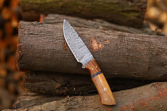Custom Handmade Fixed Blade Hunting Knife - 9 Inch hand Forged Full Tang Knives For Hunting, Outdoor Camping, Hiking, Fishing, Bushcraft Knives With Leather Sheath. (Predator Hunter Knife)